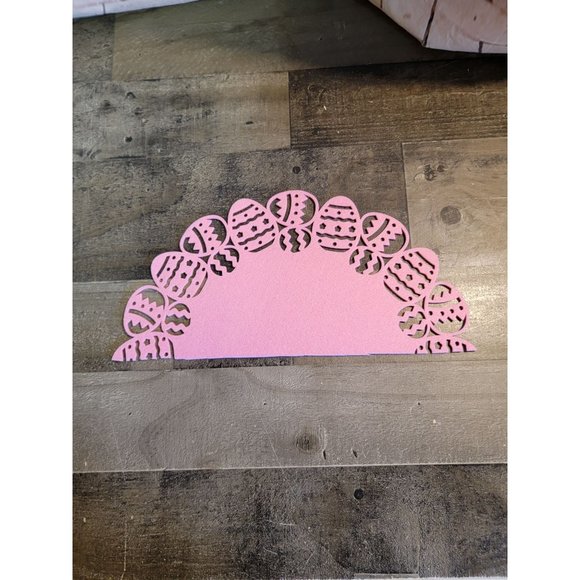 Felt Easter Egg table decor pink - Picture 3 of 4